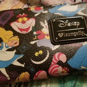 Loungefly alice in wonderland wallet.